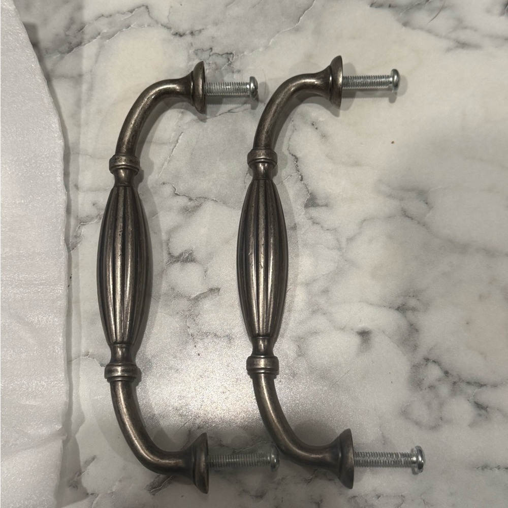 32 Elegant Silver Drawer Pulls 5inch
